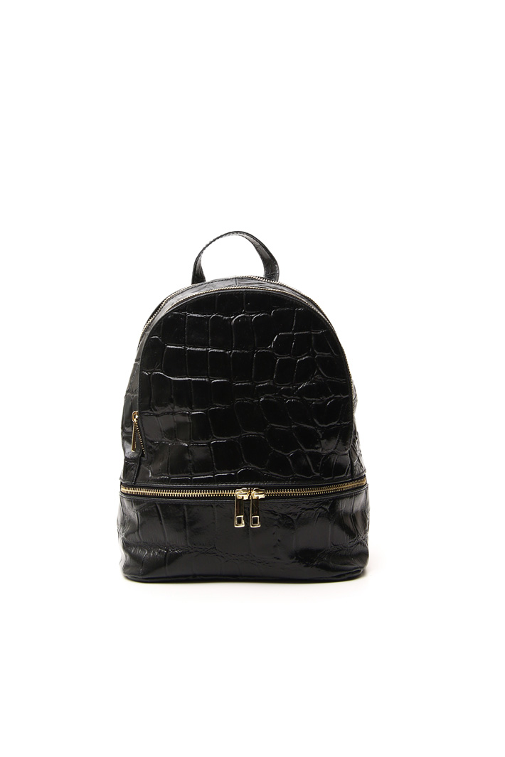 Crocodile print backpack Intrend Crocodile print backpack Intrend
