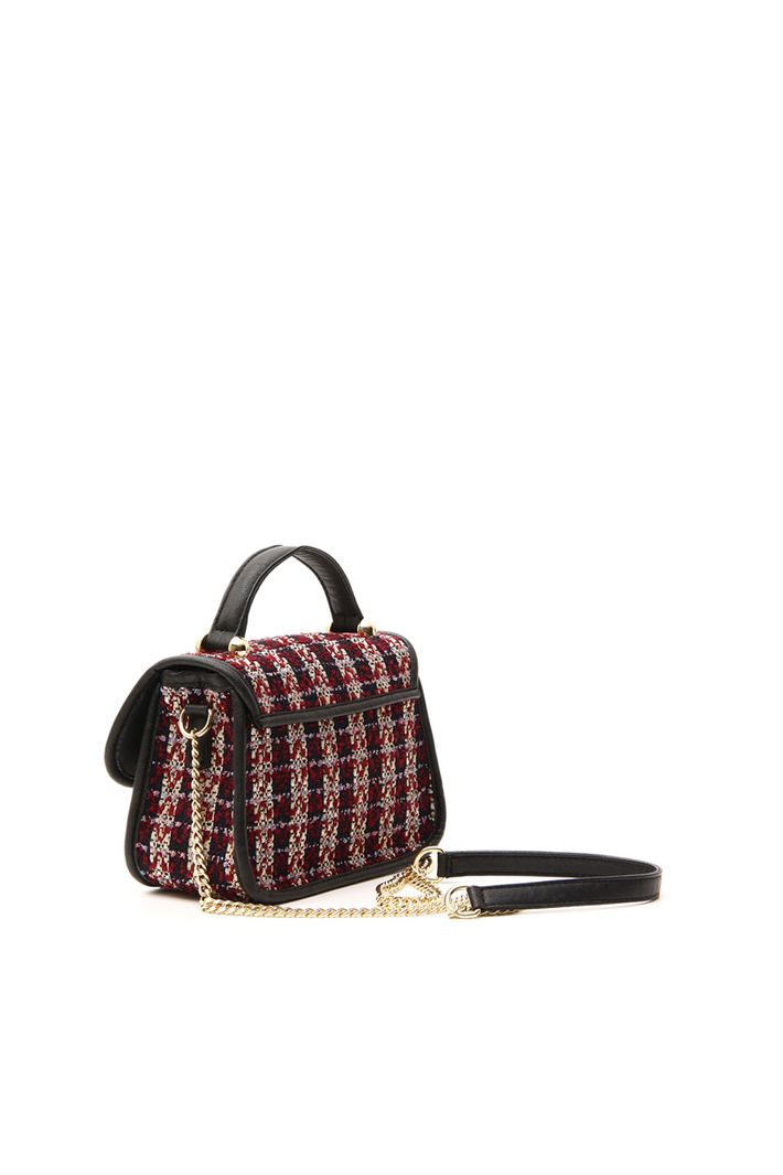 Tweed and faux-leather bag Intrend Tweed and faux-leather bag Intrend