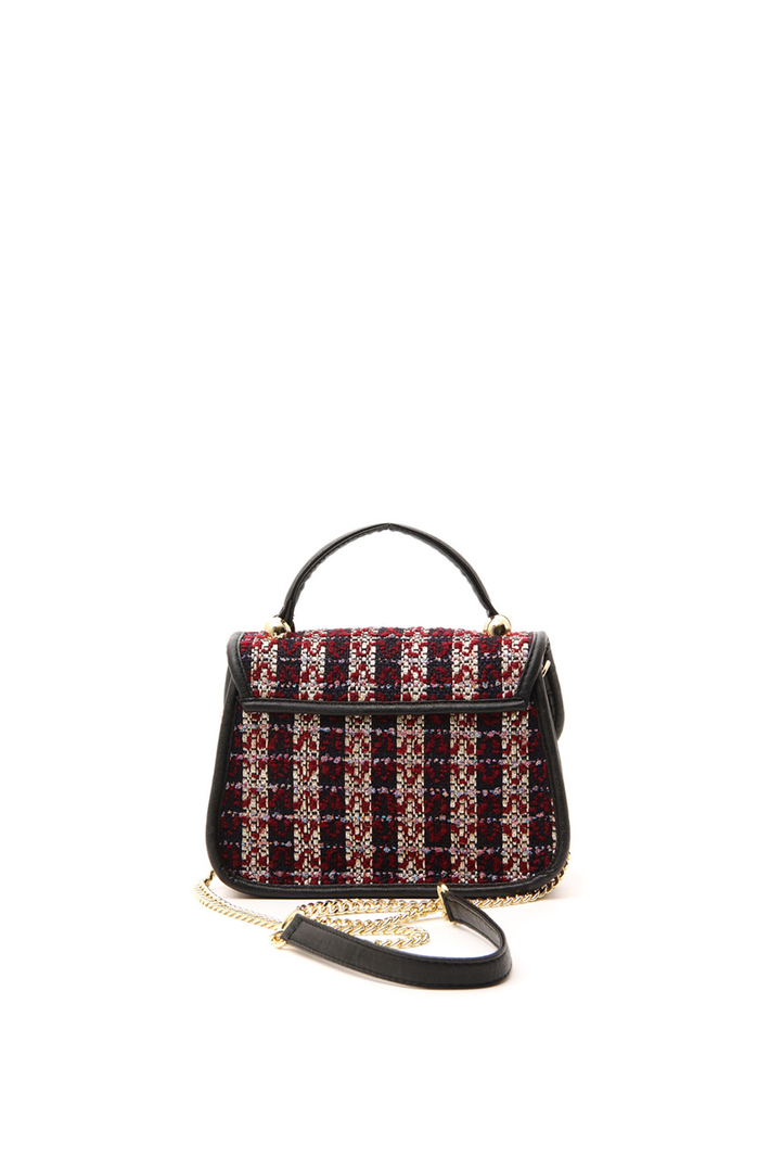 Tweed and faux-leather bag Intrend Tweed and faux-leather bag Intrend