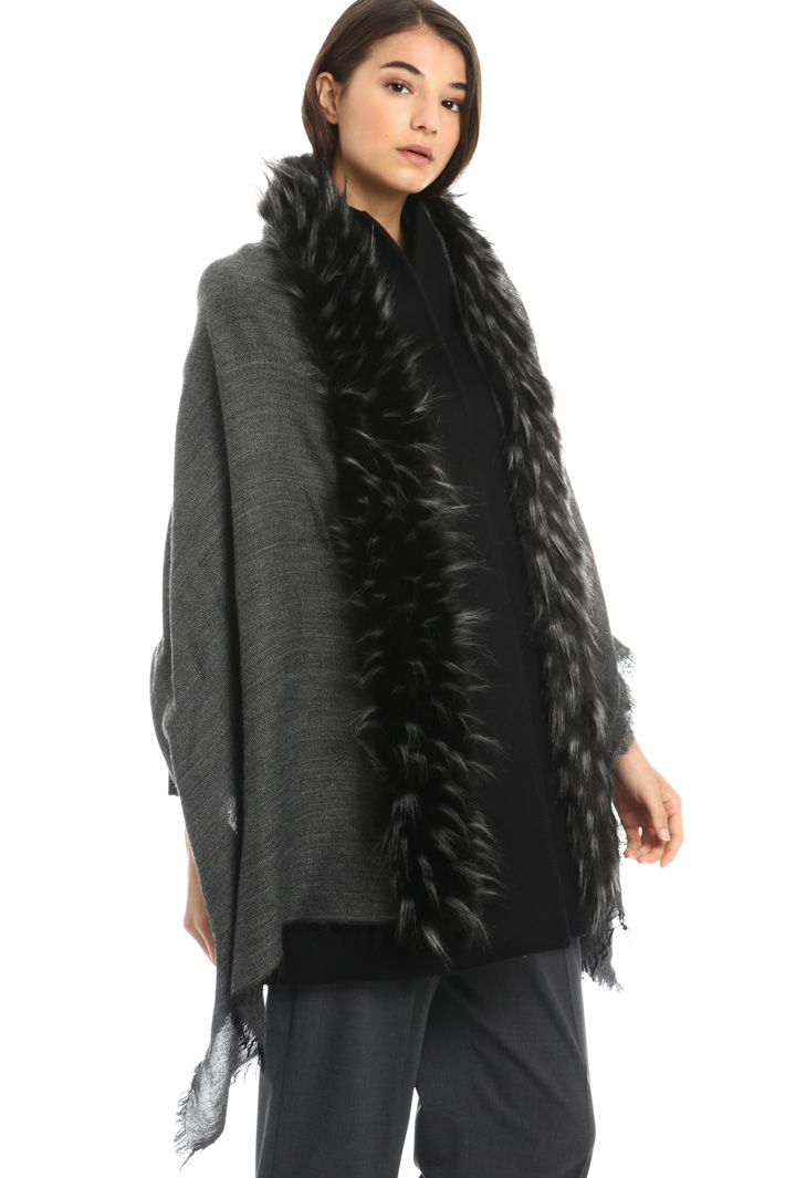 Wool and alpaca stole Intrend Wool and alpaca stole Intrend