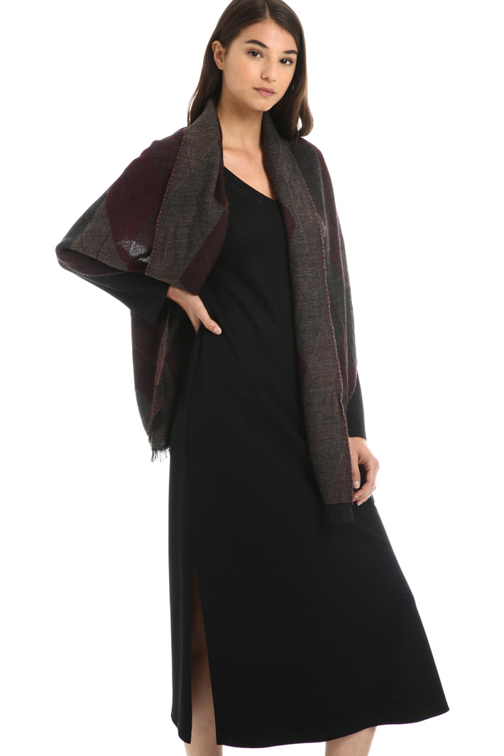 Wool and alpaca stole Intrend Wool and alpaca stole Intrend