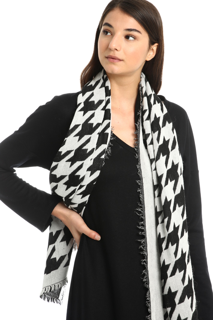 Wool alpaca scarf Intrend Wool alpaca scarf Intrend