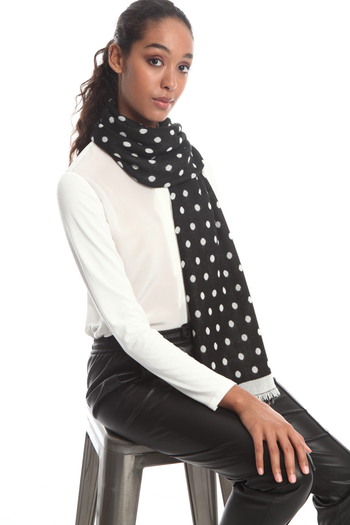 Wool alpaca scarf Intrend Wool alpaca scarf Intrend