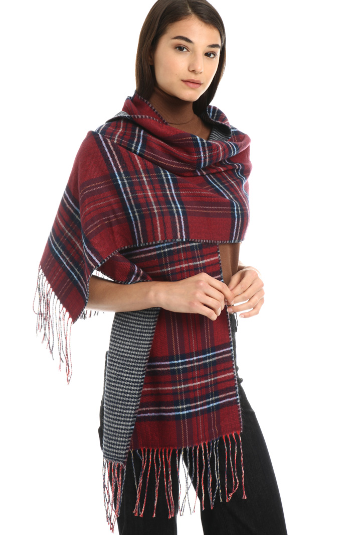 Cotton blend scarf Intrend Cotton blend scarf Intrend