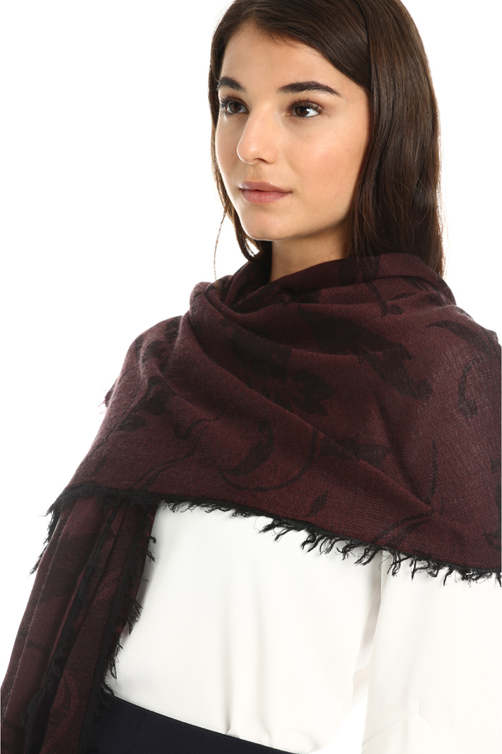 Wool blend scarf Intrend Wool blend scarf Intrend
