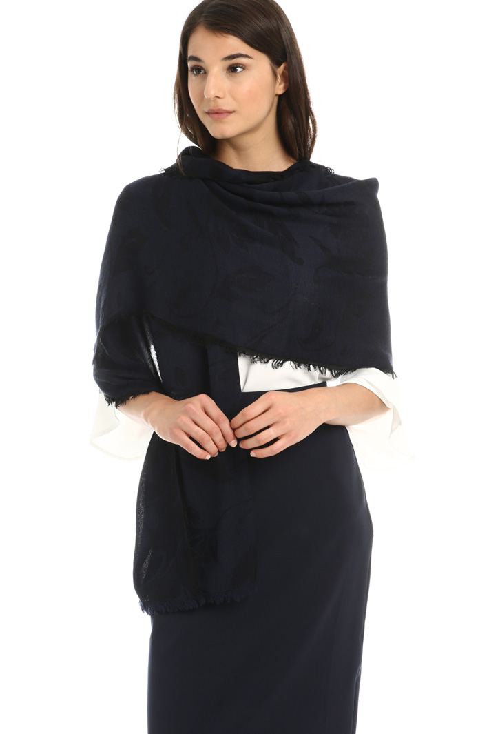 Wool blend scarf Intrend Wool blend scarf Intrend