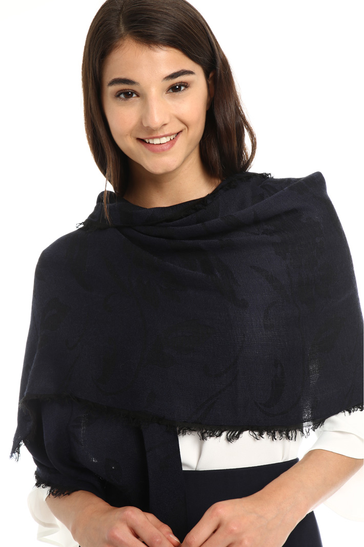 Wool blend scarf Intrend Wool blend scarf Intrend