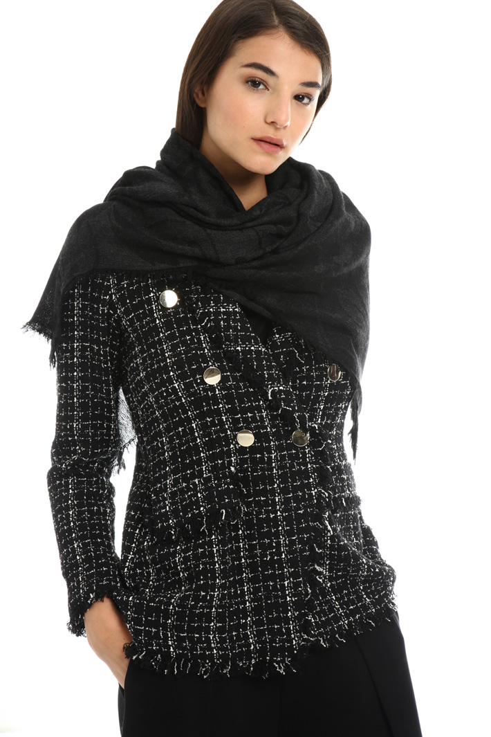 Wool blend scarf Intrend Wool blend scarf Intrend