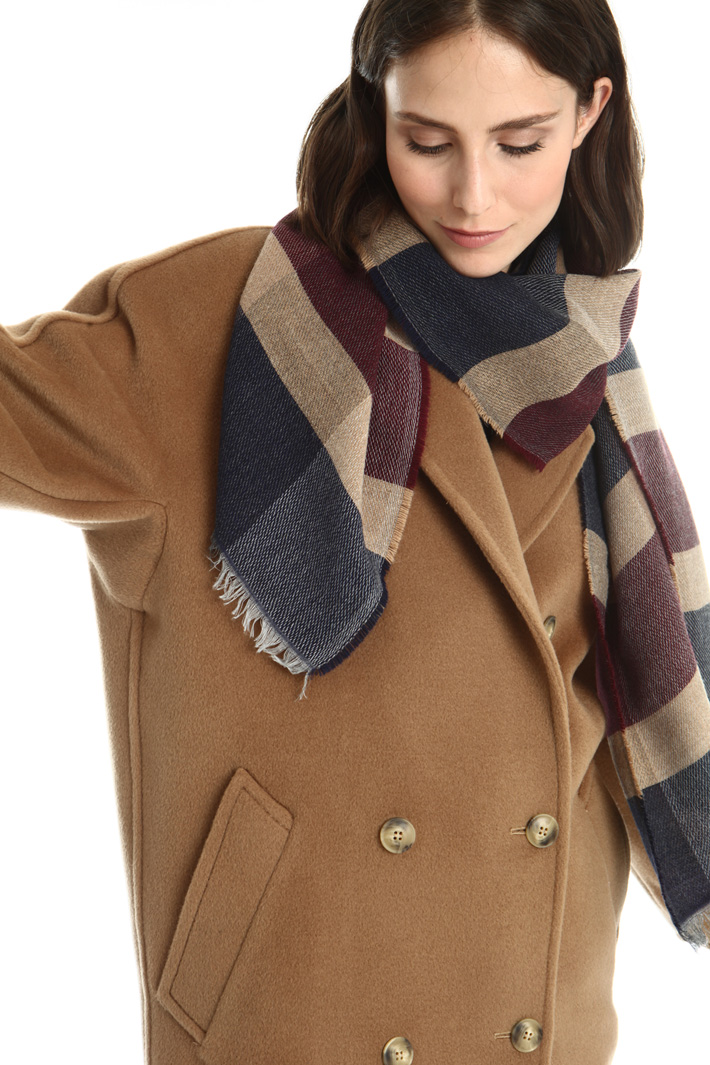 Wool alpaca stole Intrend Wool alpaca stole Intrend