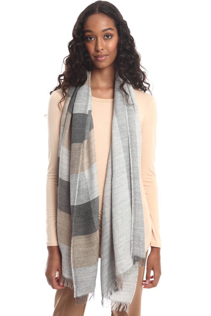 Wool and alpaca scarf Intrend Wool and alpaca scarf Intrend