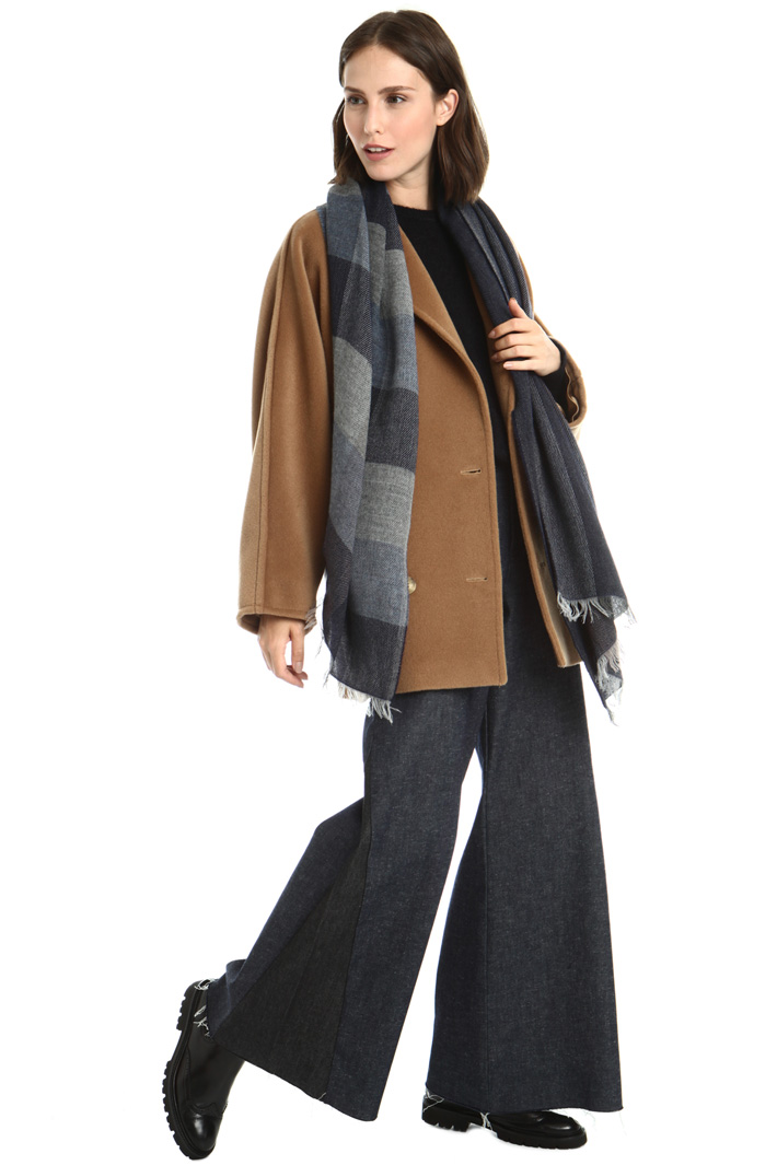 Wool and alpaca scarf Intrend Wool and alpaca scarf Intrend