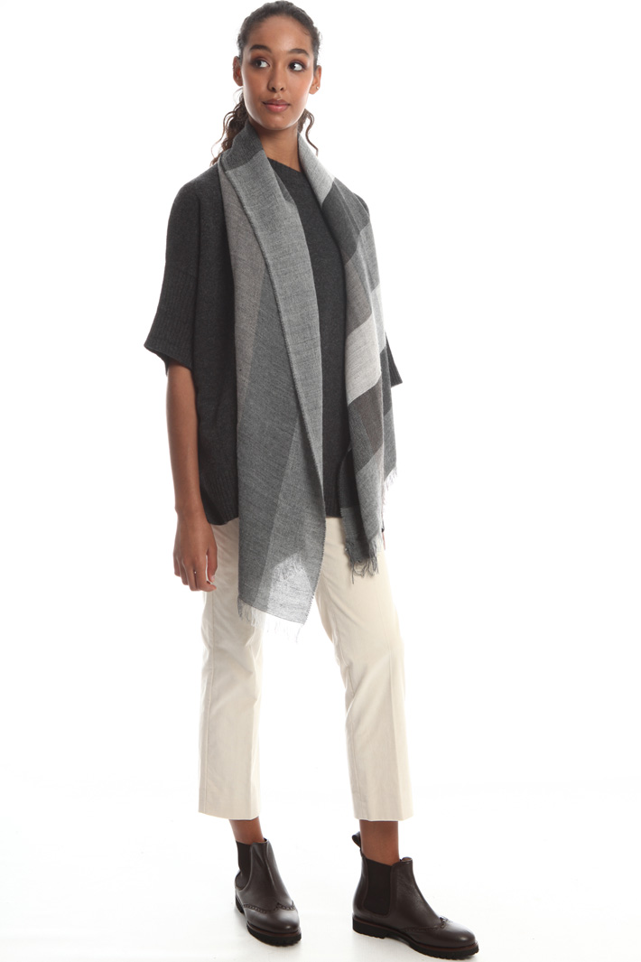 Wool and alpaca scarf Intrend Wool and alpaca scarf Intrend