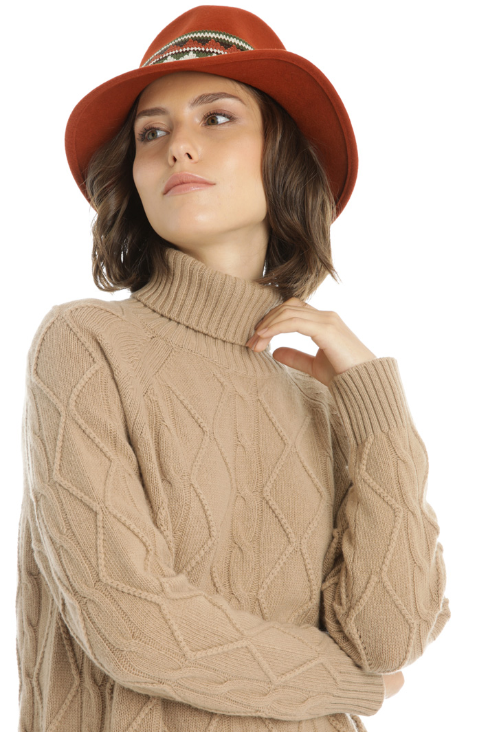 Hat with ribbon Intrend Hat with ribbon Intrend
