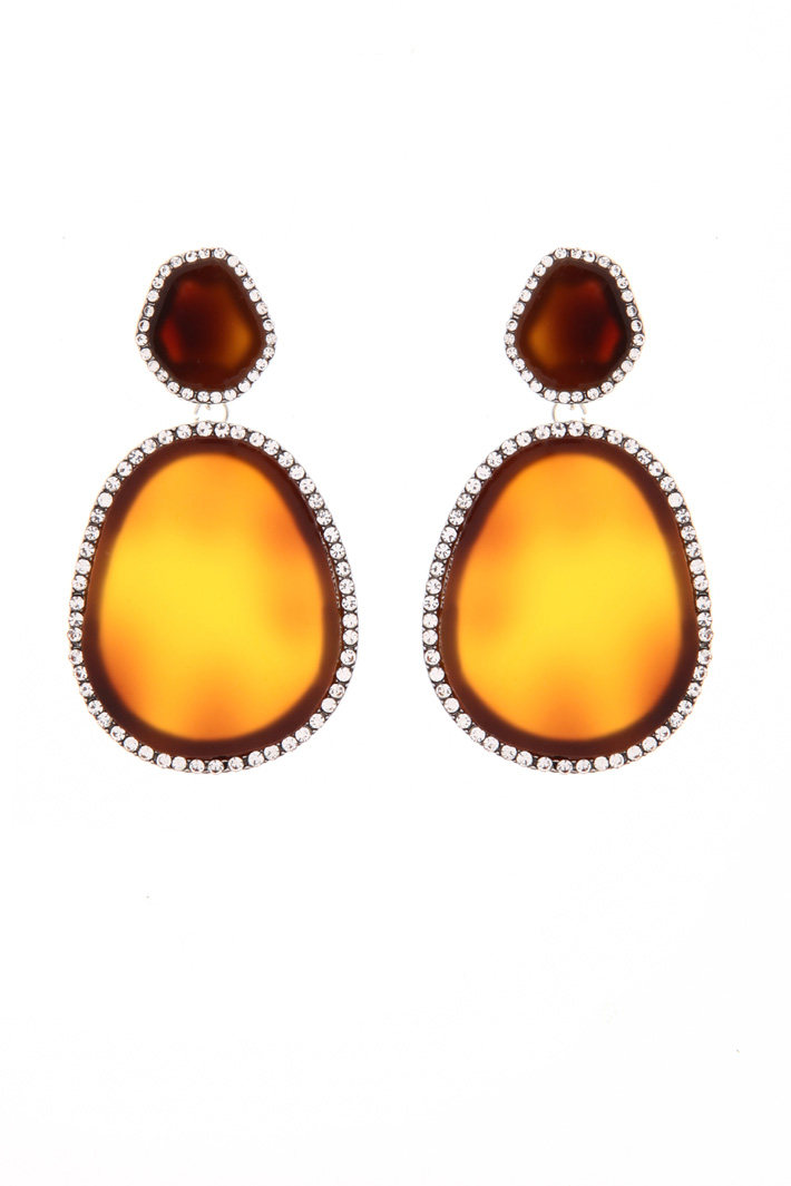 Rhinestone earrings Intrend Rhinestone earrings Intrend