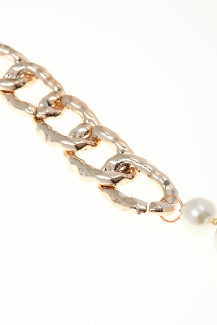 Metal and resin necklace Intrend Metal and resin necklace Intrend