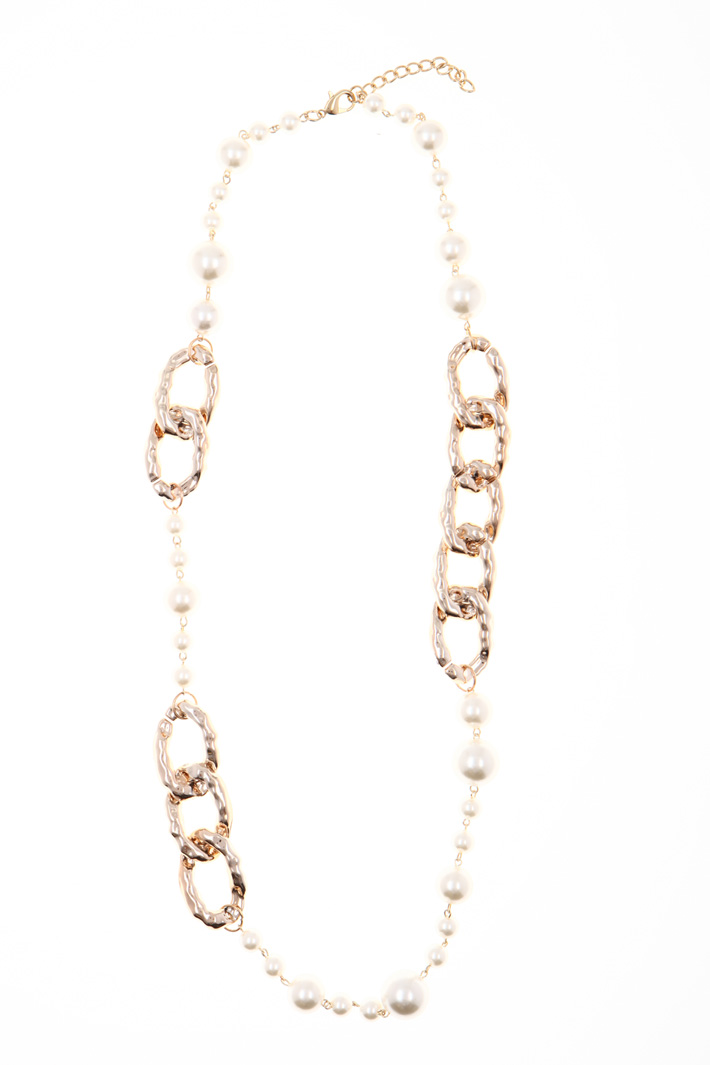 Metal and resin necklace Intrend Metal and resin necklace Intrend