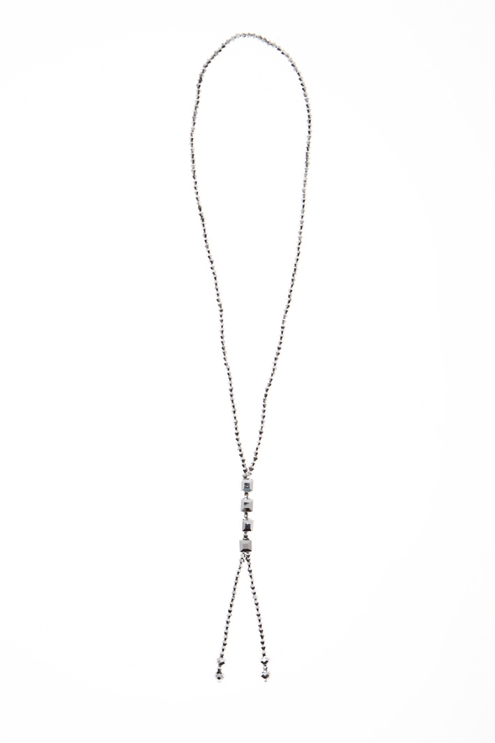 Long glass necklace Intrend Long glass necklace Intrend