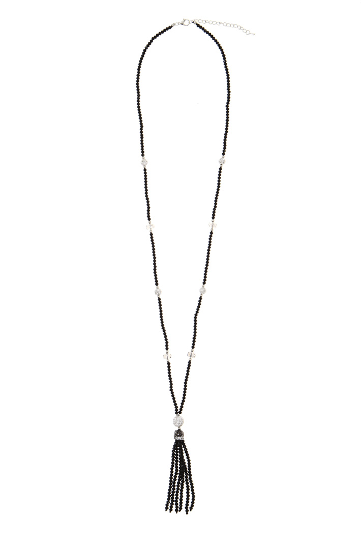 Fringed pendant necklace Intrend Fringed pendant necklace Intrend