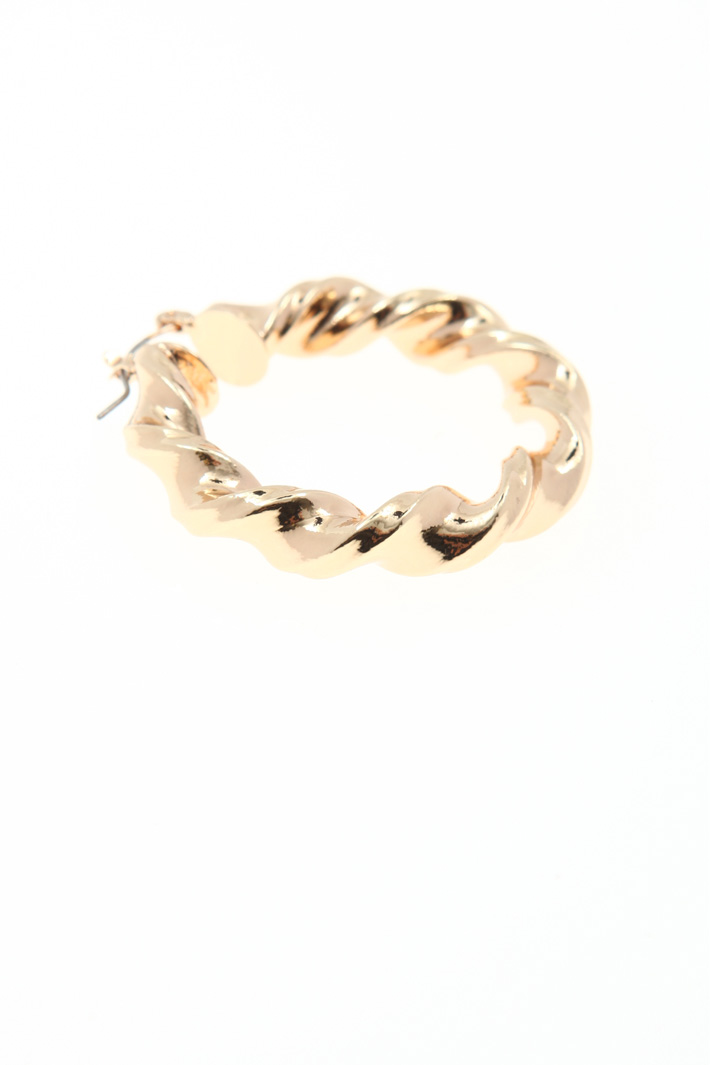 Round metal earrings Intrend Round metal earrings Intrend