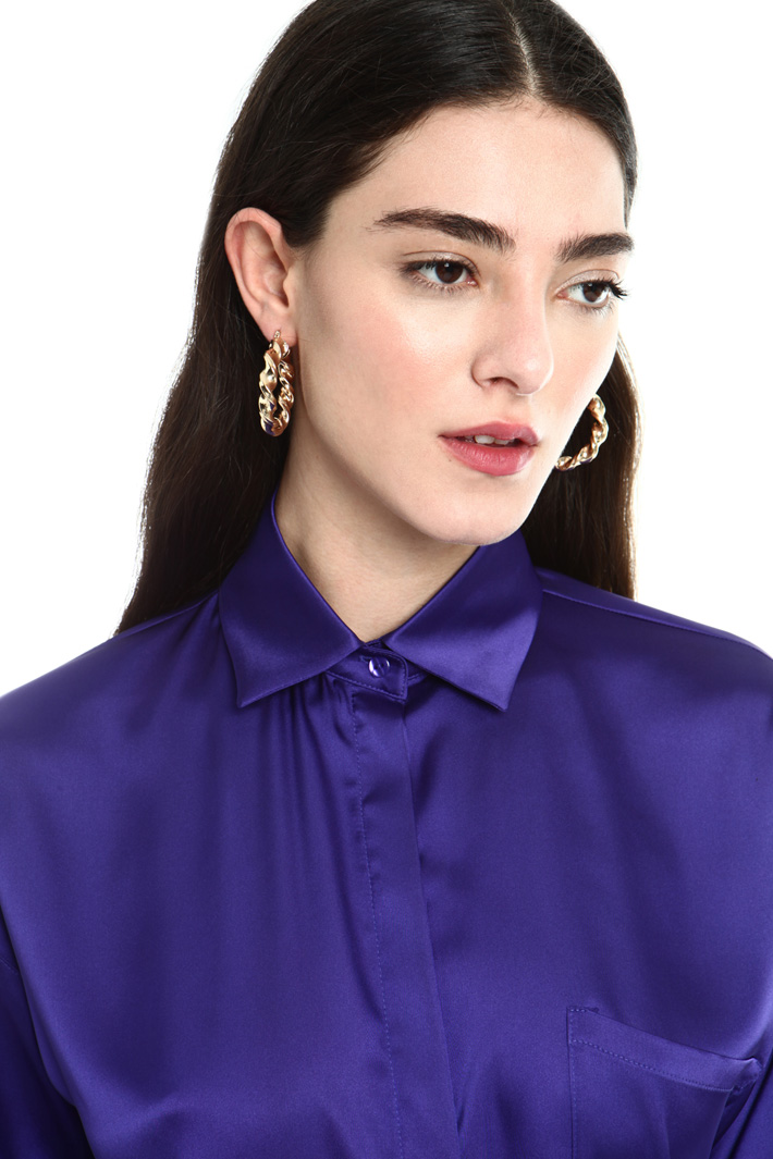Round metal earrings Intrend Round metal earrings Intrend