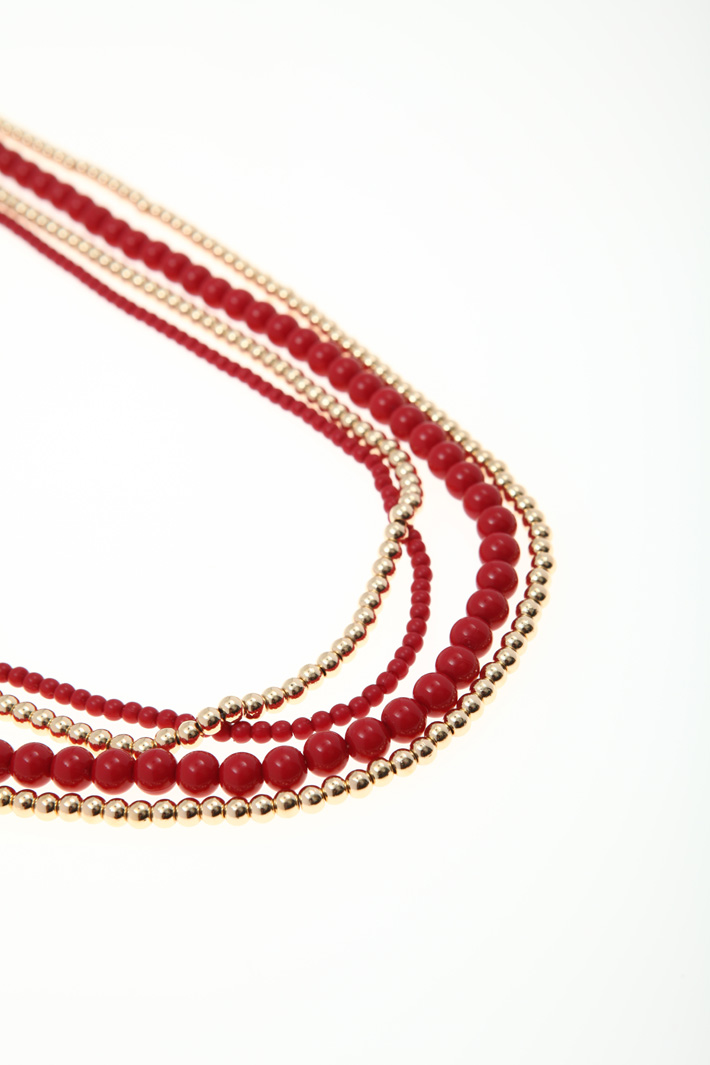 Bead necklace Intrend Bead necklace Intrend