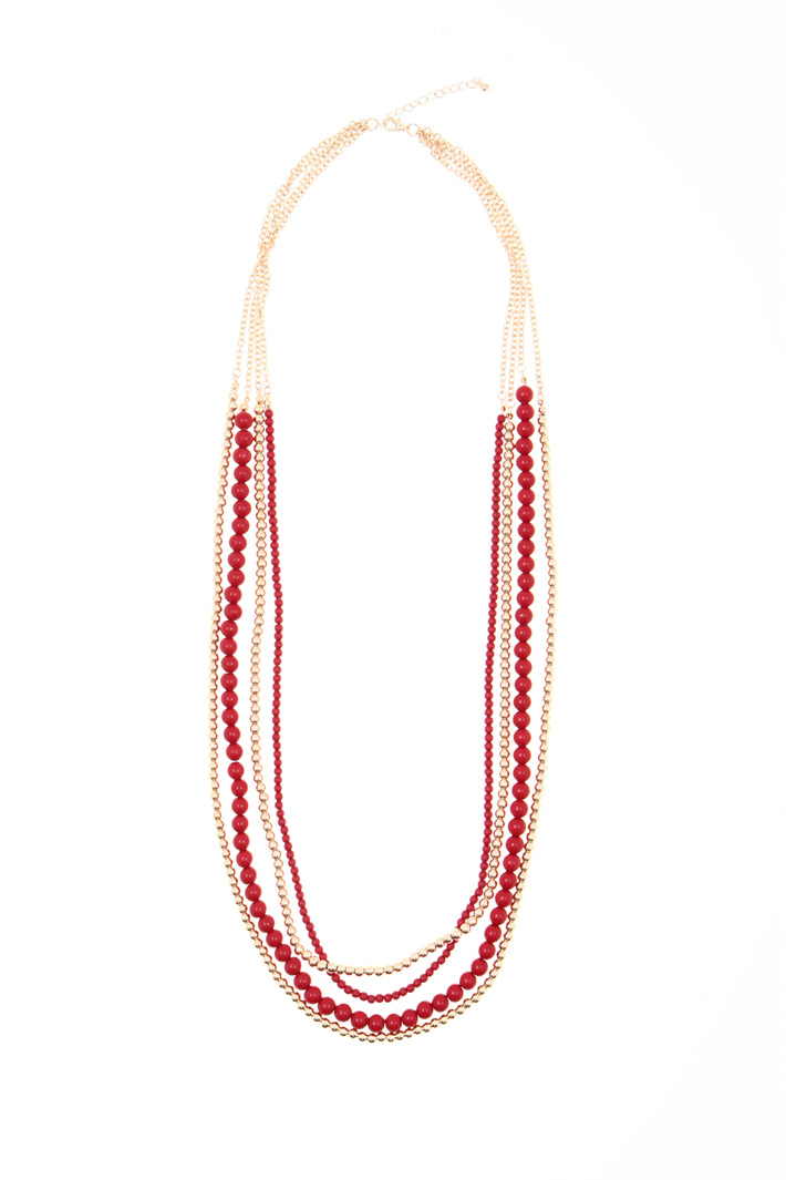 Bead necklace Intrend Bead necklace Intrend