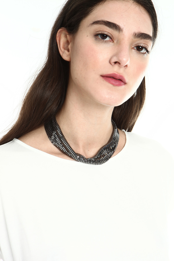Metal mesh chocker Intrend Metal mesh chocker Intrend
