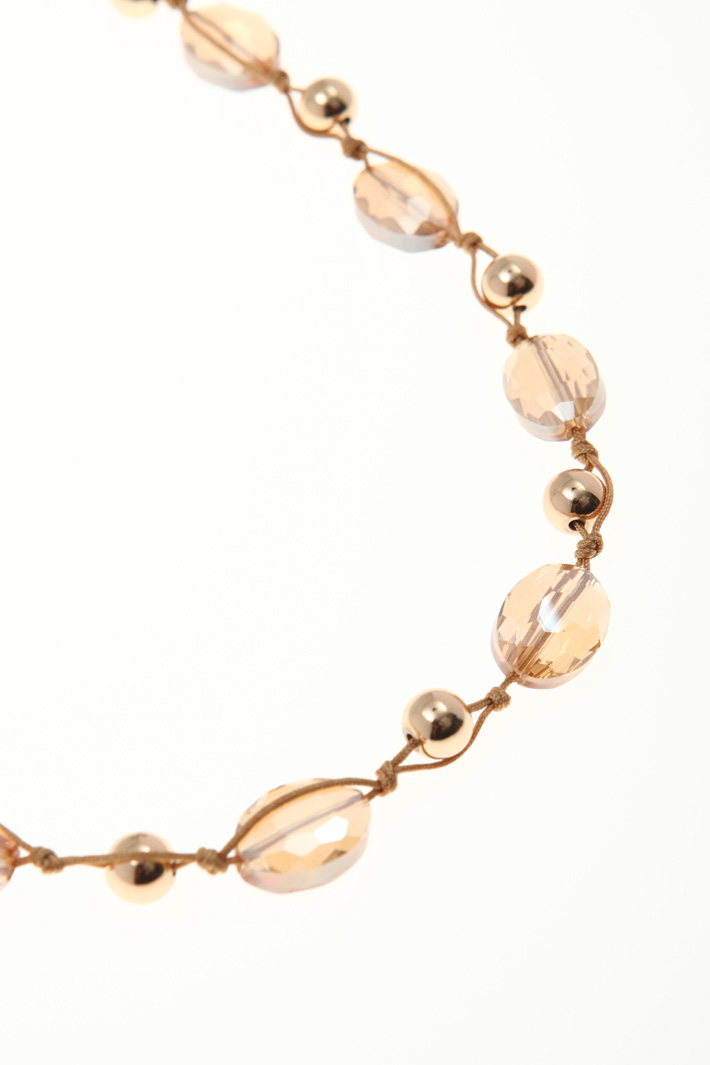 Long glass necklace Intrend Long glass necklace Intrend