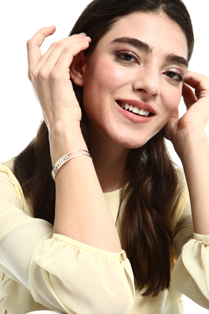 Metal cuff bracelet Intrend Metal cuff bracelet Intrend
