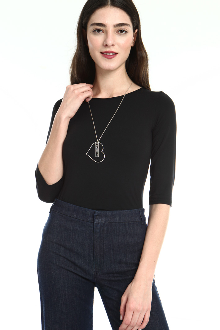 Necklace with heart charm Intrend Necklace with heart charm Intrend