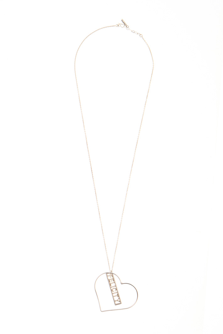 Necklace with heart charm Intrend Necklace with heart charm Intrend