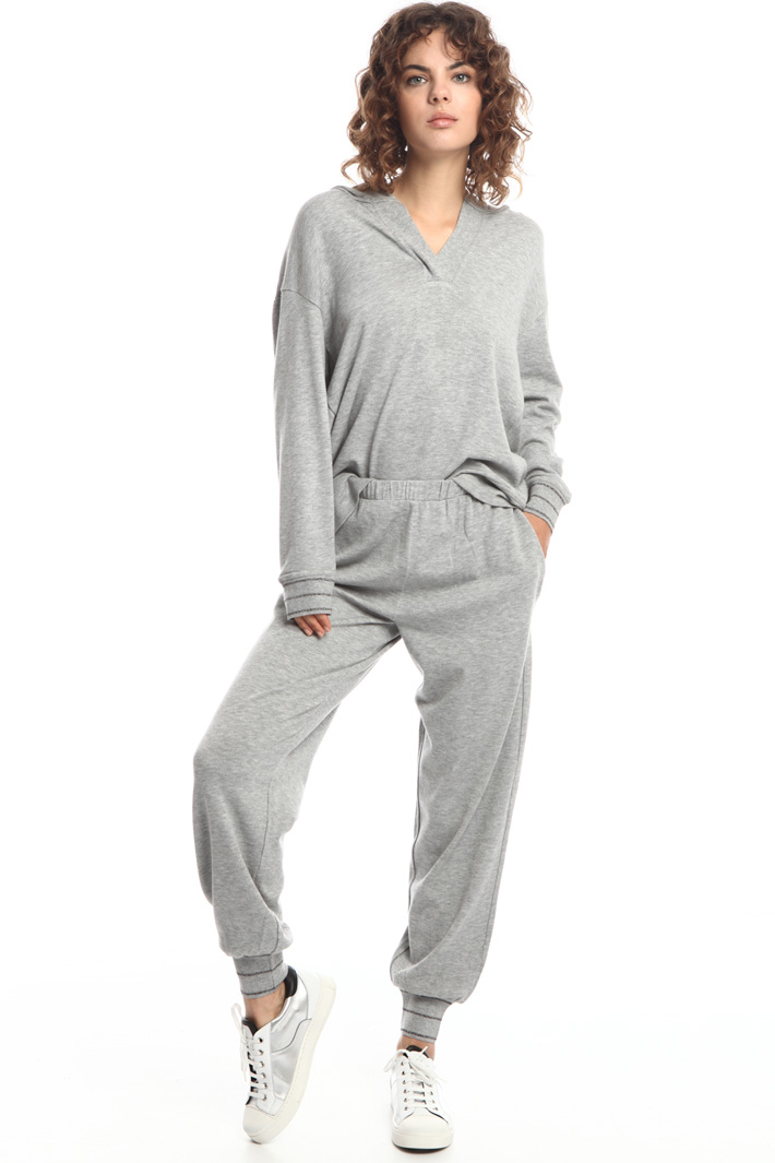 Felpa di jersey con cappuccio Intrend Felpa di jersey con cappuccio Intrend