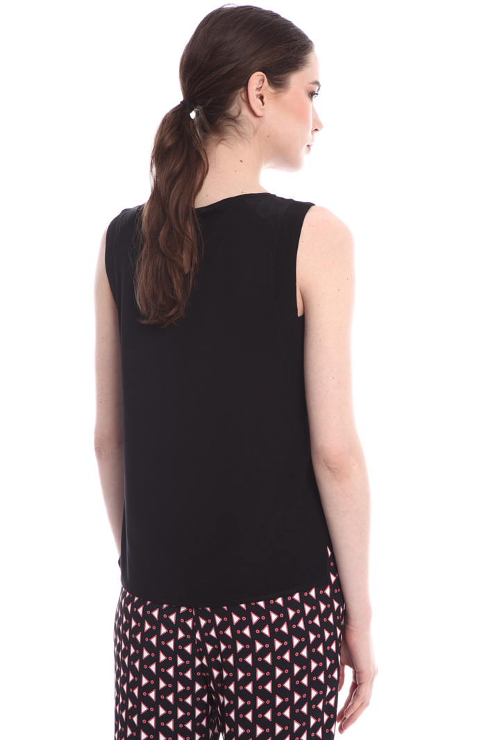 Jersey sleeveless top Intrend Jersey sleeveless top Intrend