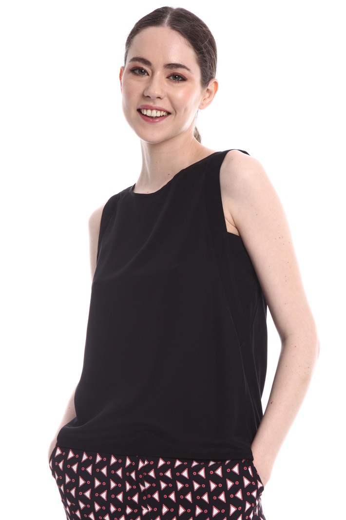 Jersey sleeveless top Intrend Jersey sleeveless top Intrend