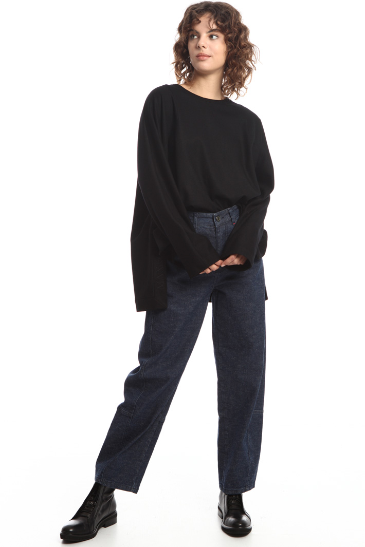 Oversized T-shirt with slits Intrend Oversized T-shirt with slits Intrend