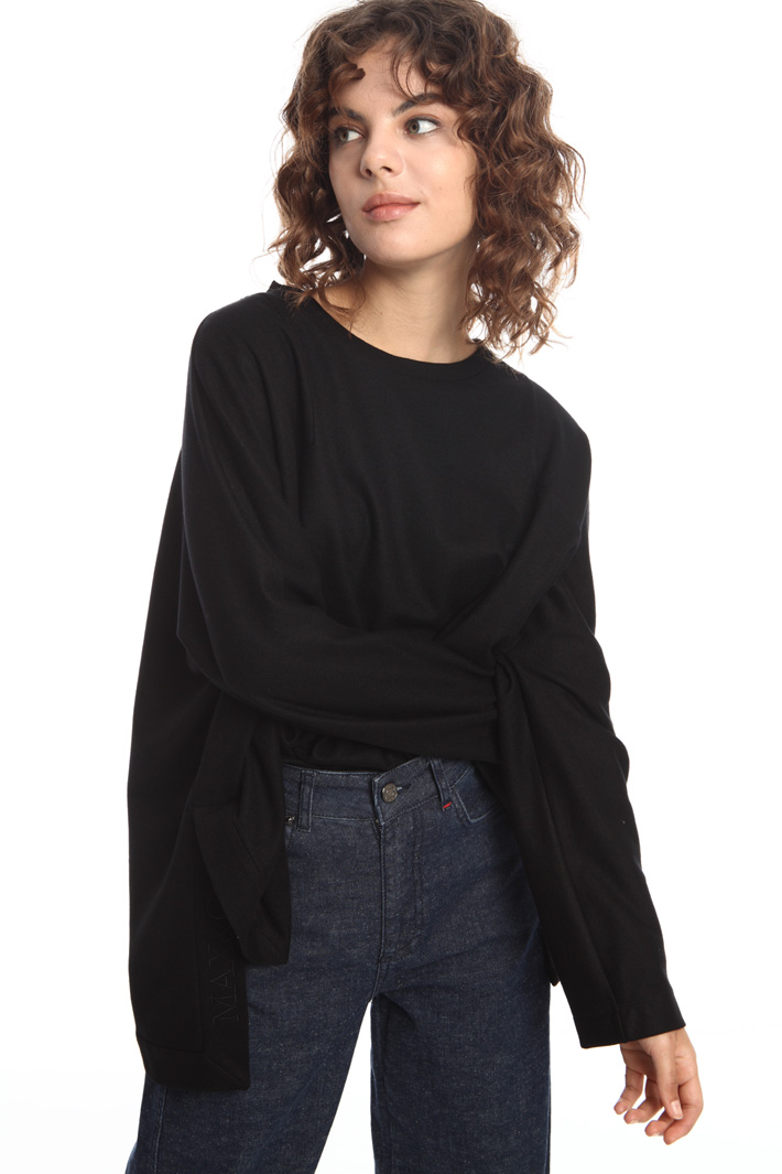 Oversized T-shirt with slits Intrend Oversized T-shirt with slits Intrend