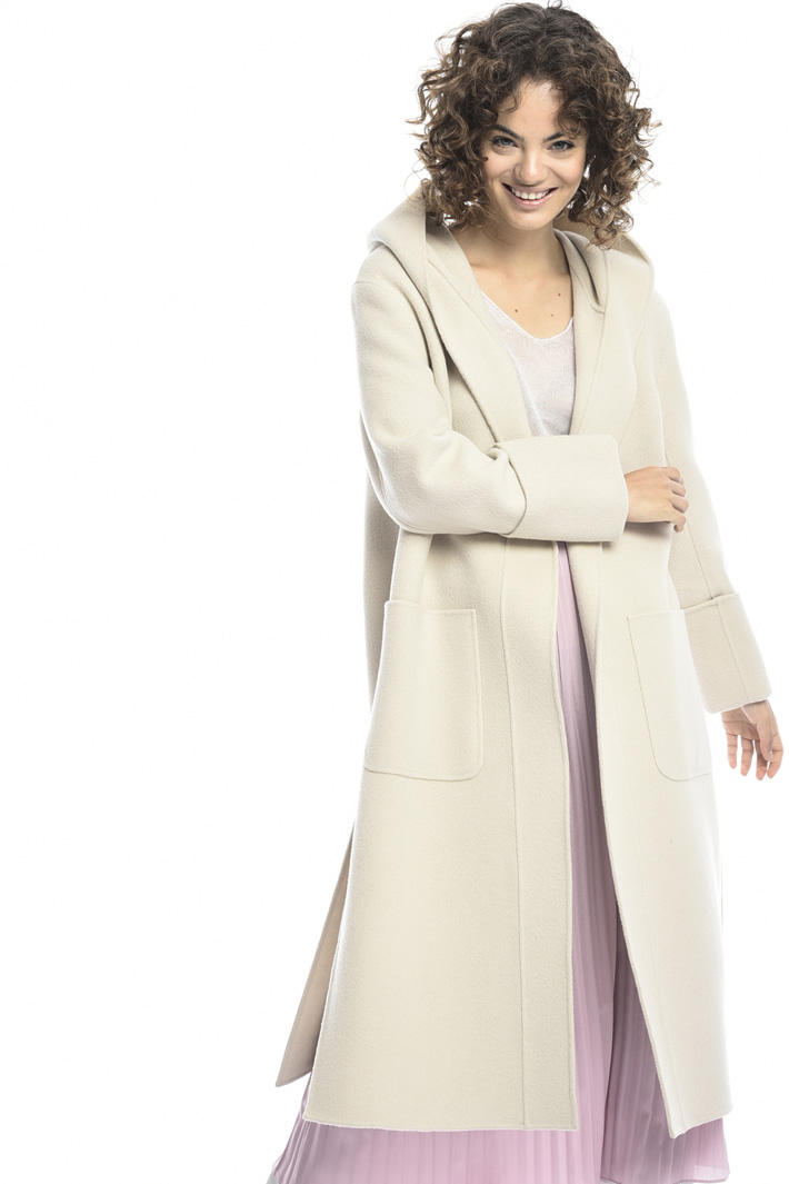 Hooded wool-cashmere coat Intrend Hooded wool-cashmere coat Intrend