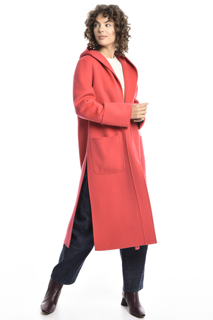 Hooded wool-cashmere coat Intrend Hooded wool-cashmere coat Intrend