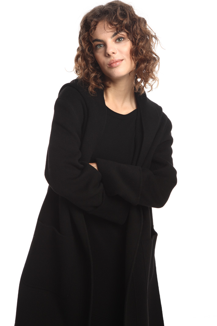 Hooded wool-cashmere coat Intrend Hooded wool-cashmere coat Intrend