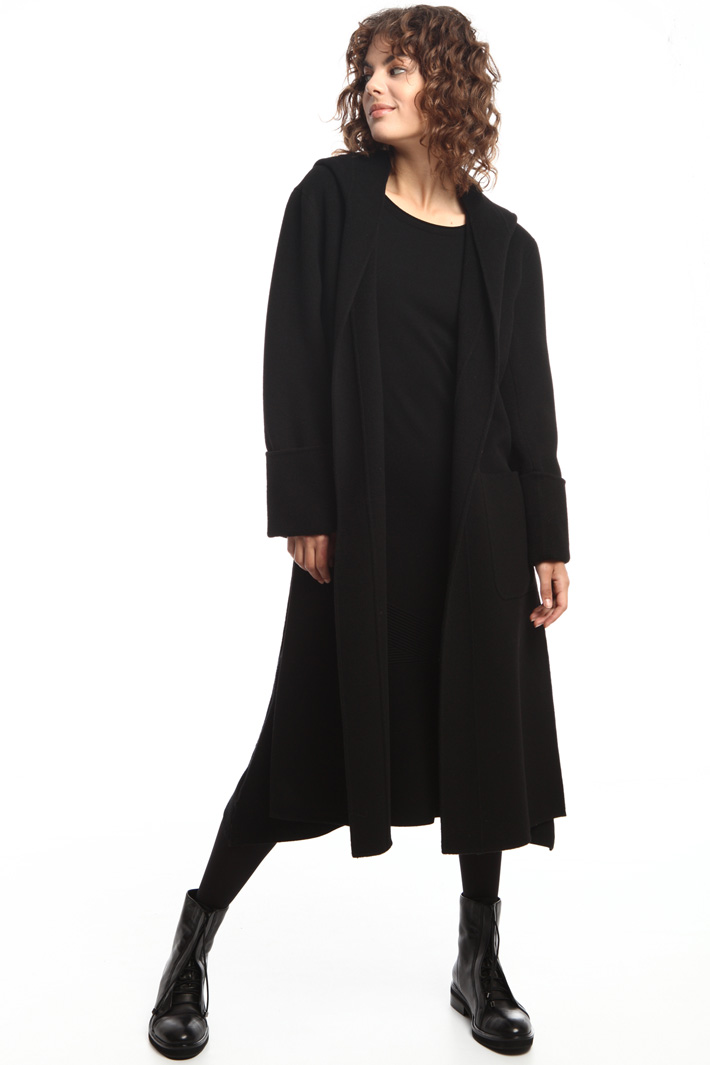 Hooded wool-cashmere coat Intrend Hooded wool-cashmere coat Intrend