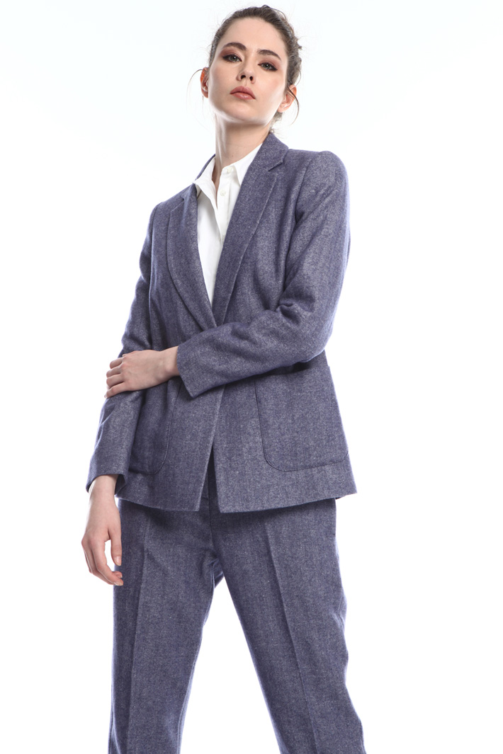 Wool chevron blazer Intrend Wool chevron blazer Intrend