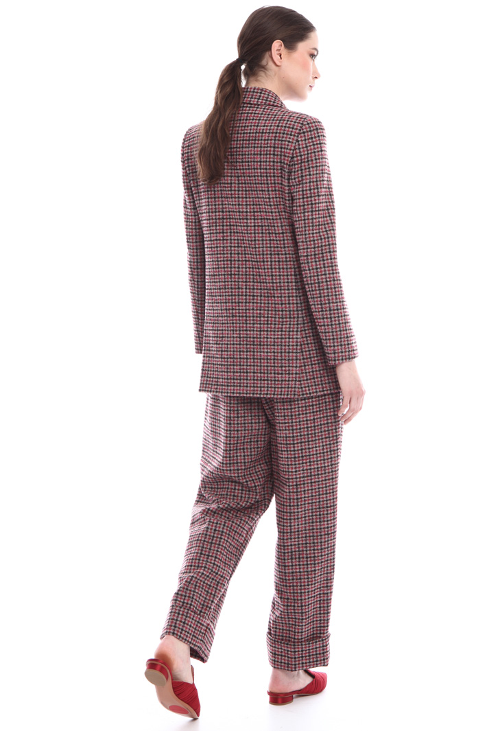 Double-breasted bouclé blazer Intrend Double-breasted bouclé blazer Intrend