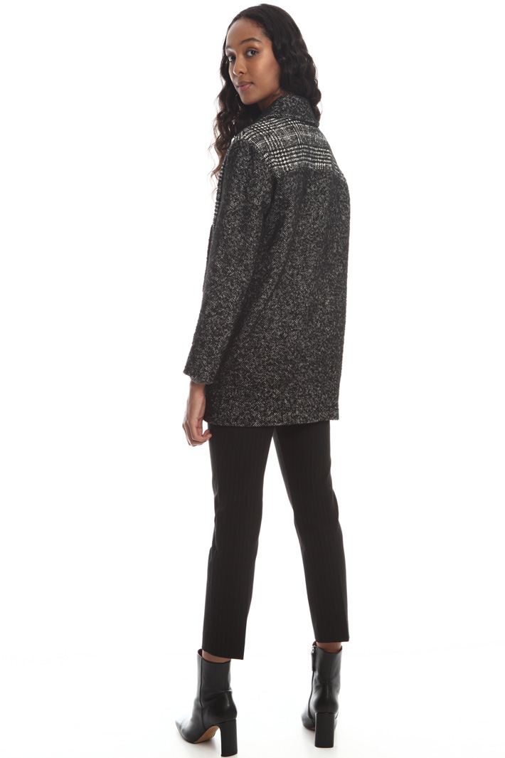 Yarn-dyed wool blend coat Intrend Yarn-dyed wool blend coat Intrend