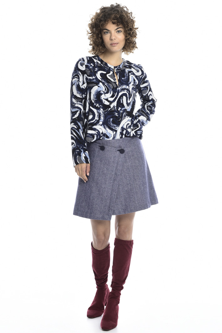 Wrap-up mini skirt Intrend Wrap-up mini skirt Intrend