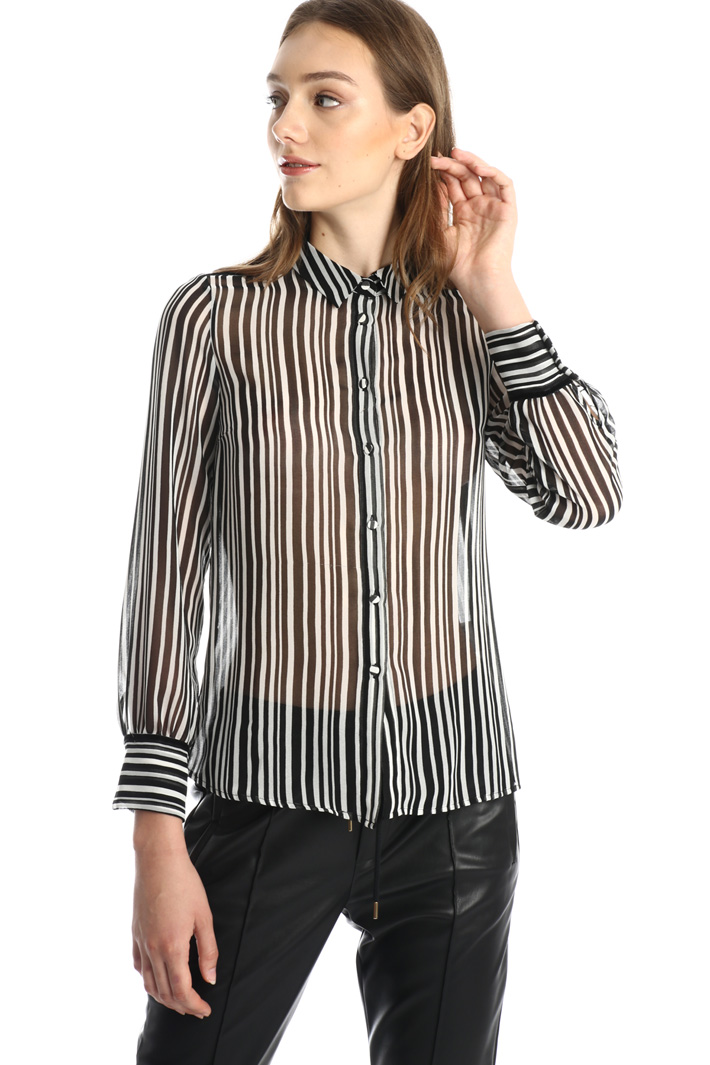 Printed georgette shirt Intrend Printed georgette shirt Intrend