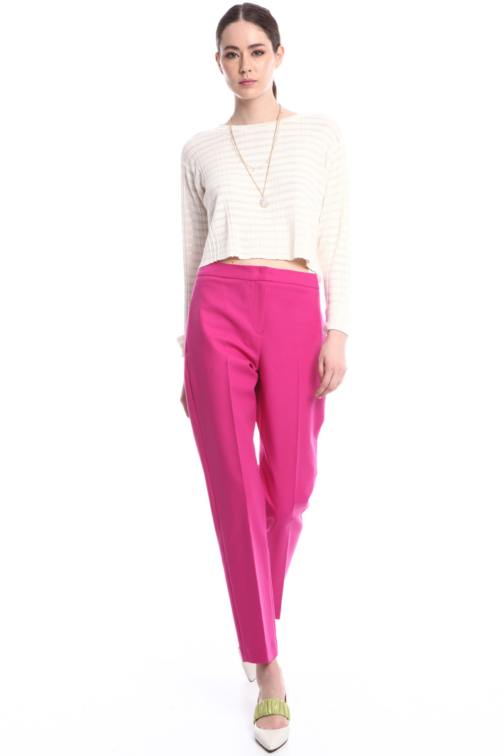 Double cotton trousers Intrend Double cotton trousers Intrend
