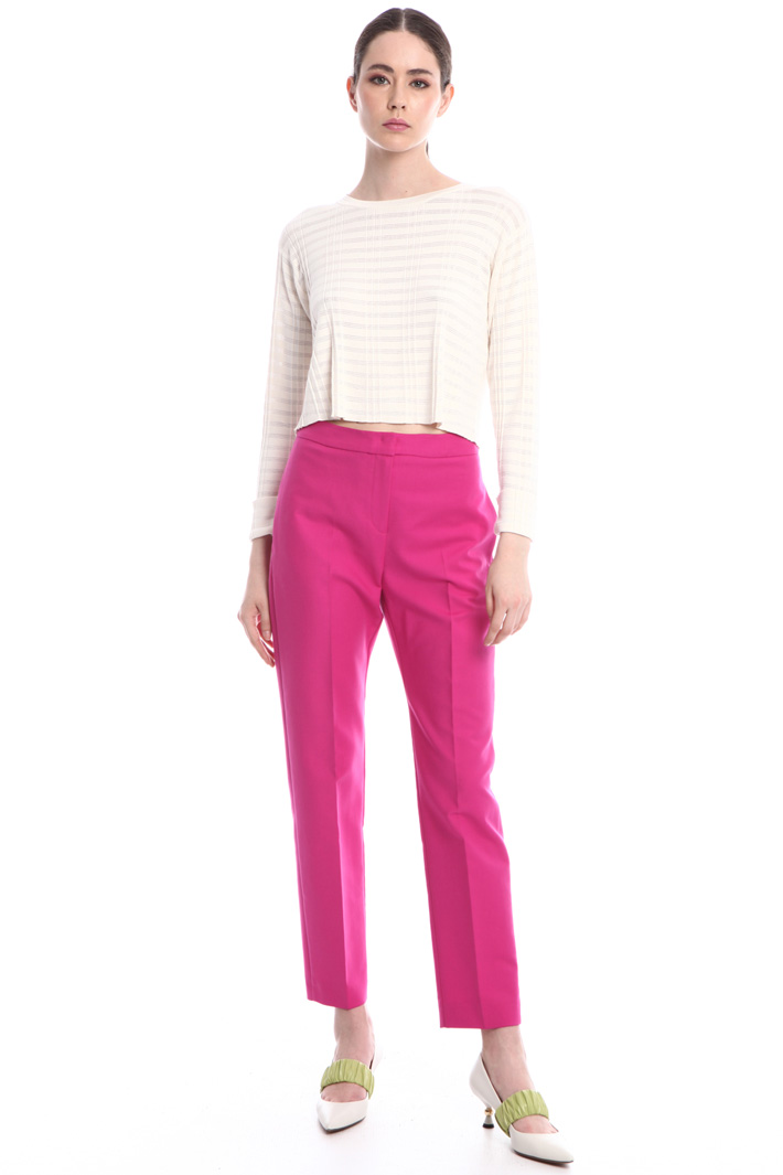 Double cotton trousers Intrend Double cotton trousers Intrend