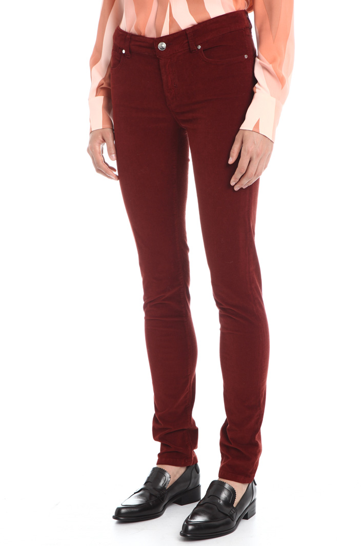 Skinny-fit corduroy trousers Intrend Skinny-fit corduroy trousers Intrend