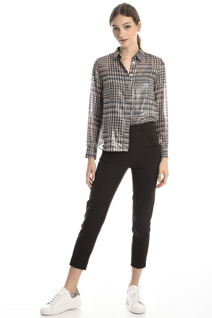 Stretch gabardine trousers Intrend Stretch gabardine trousers Intrend