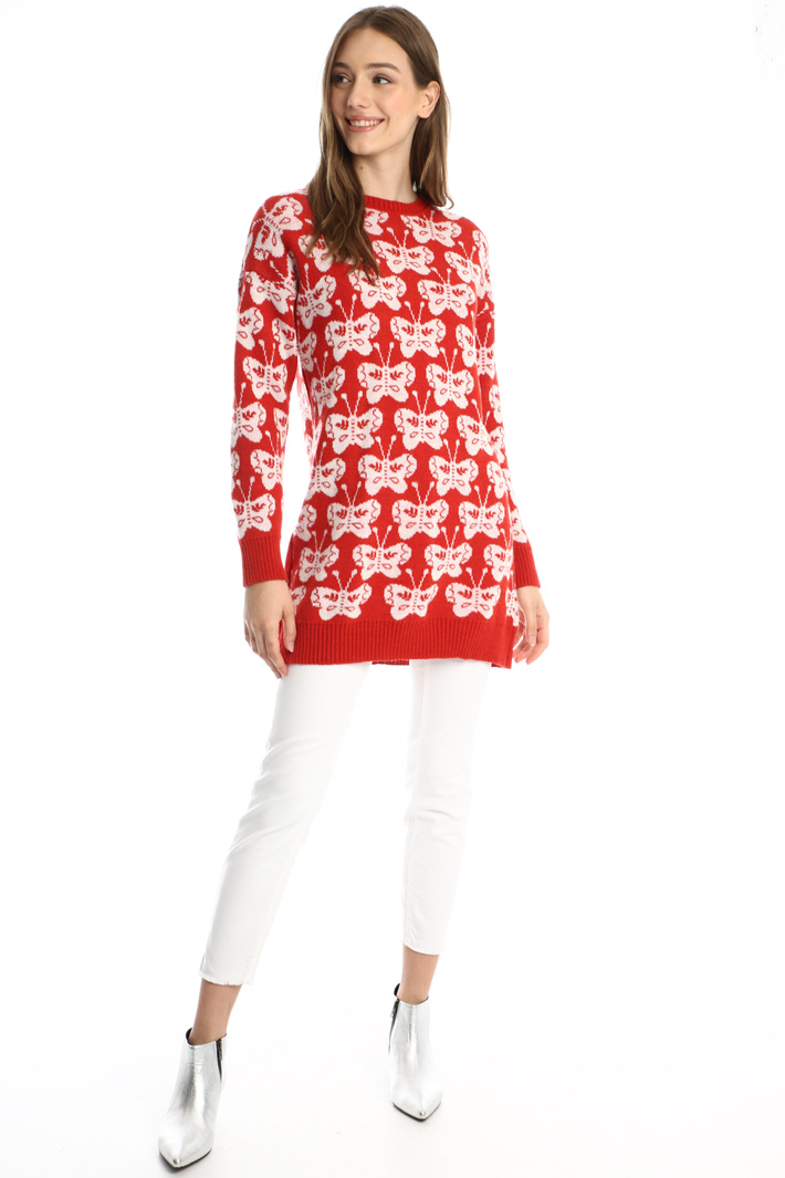 Fringed cotton trousers Intrend Fringed cotton trousers Intrend
